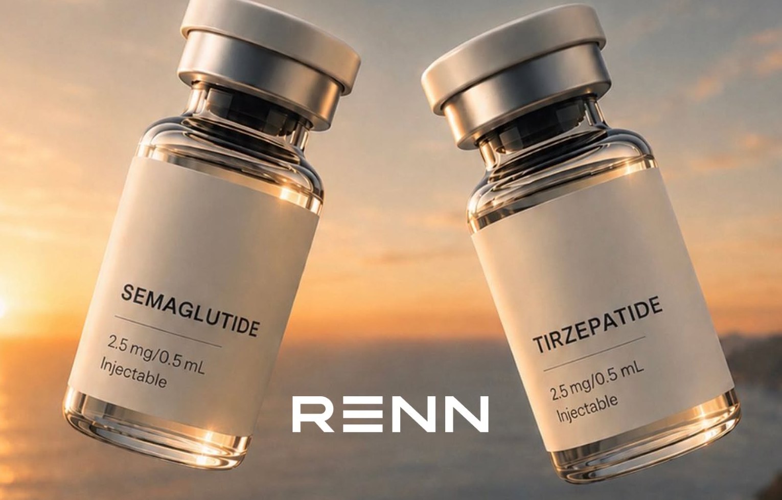RENN semaglutide and tirzepatide vials